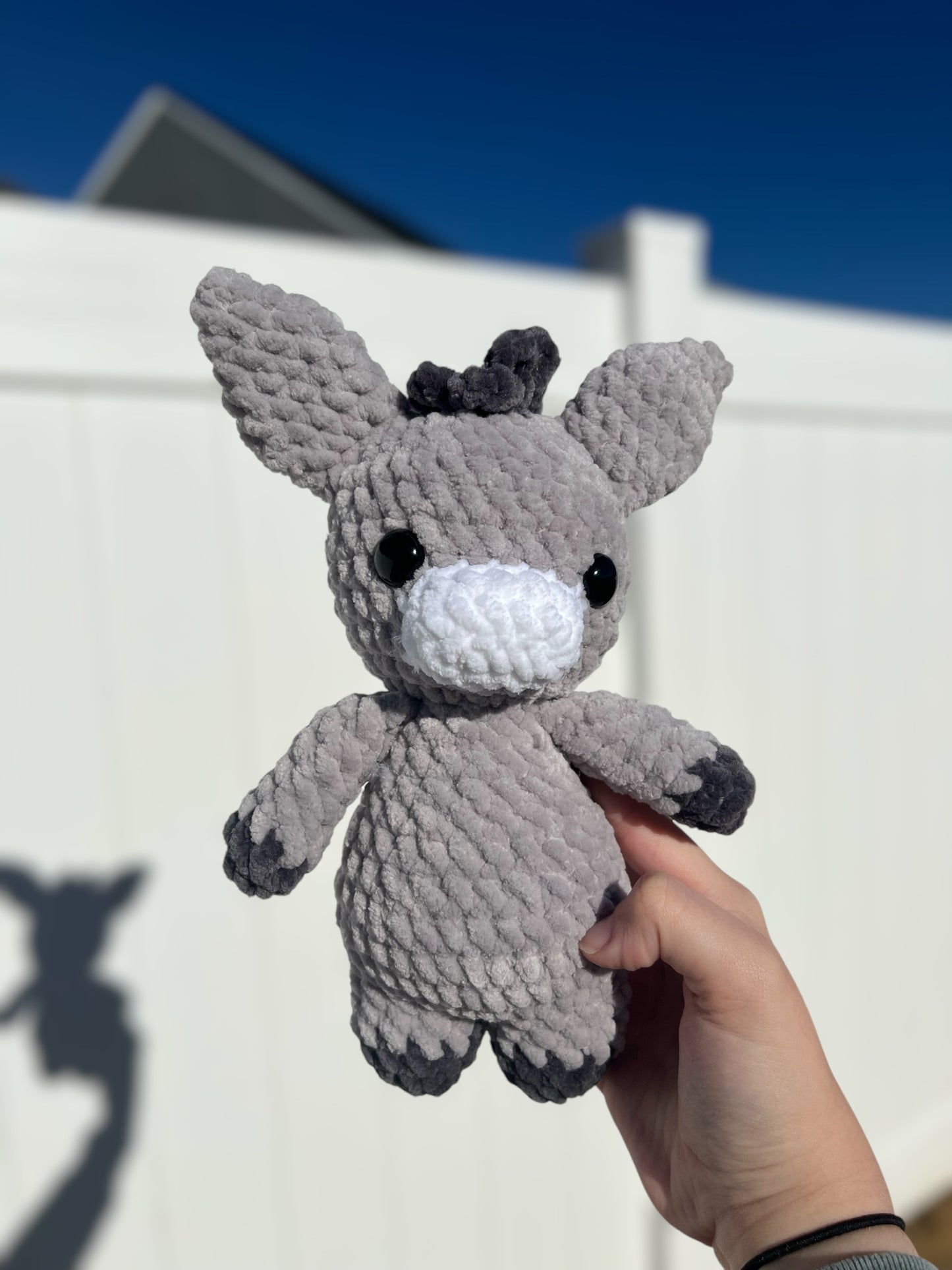 Donkey Crochet Plushie