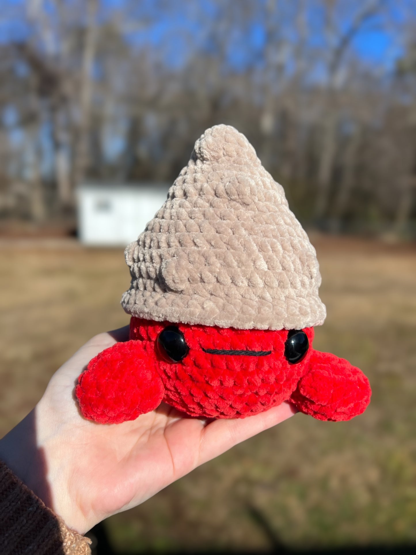 Crab Crochet Plushie