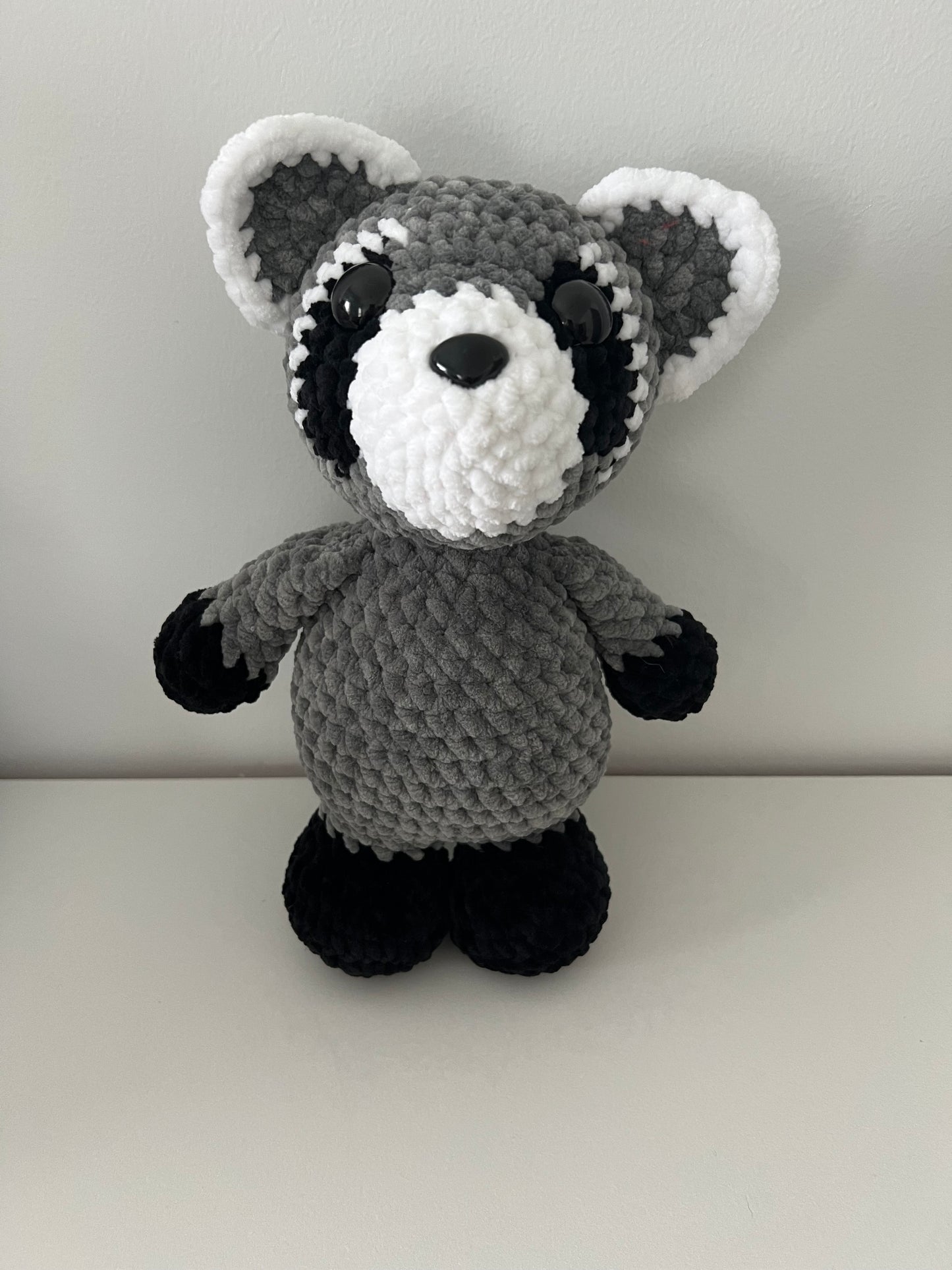 Raccoon Crochet Plushie