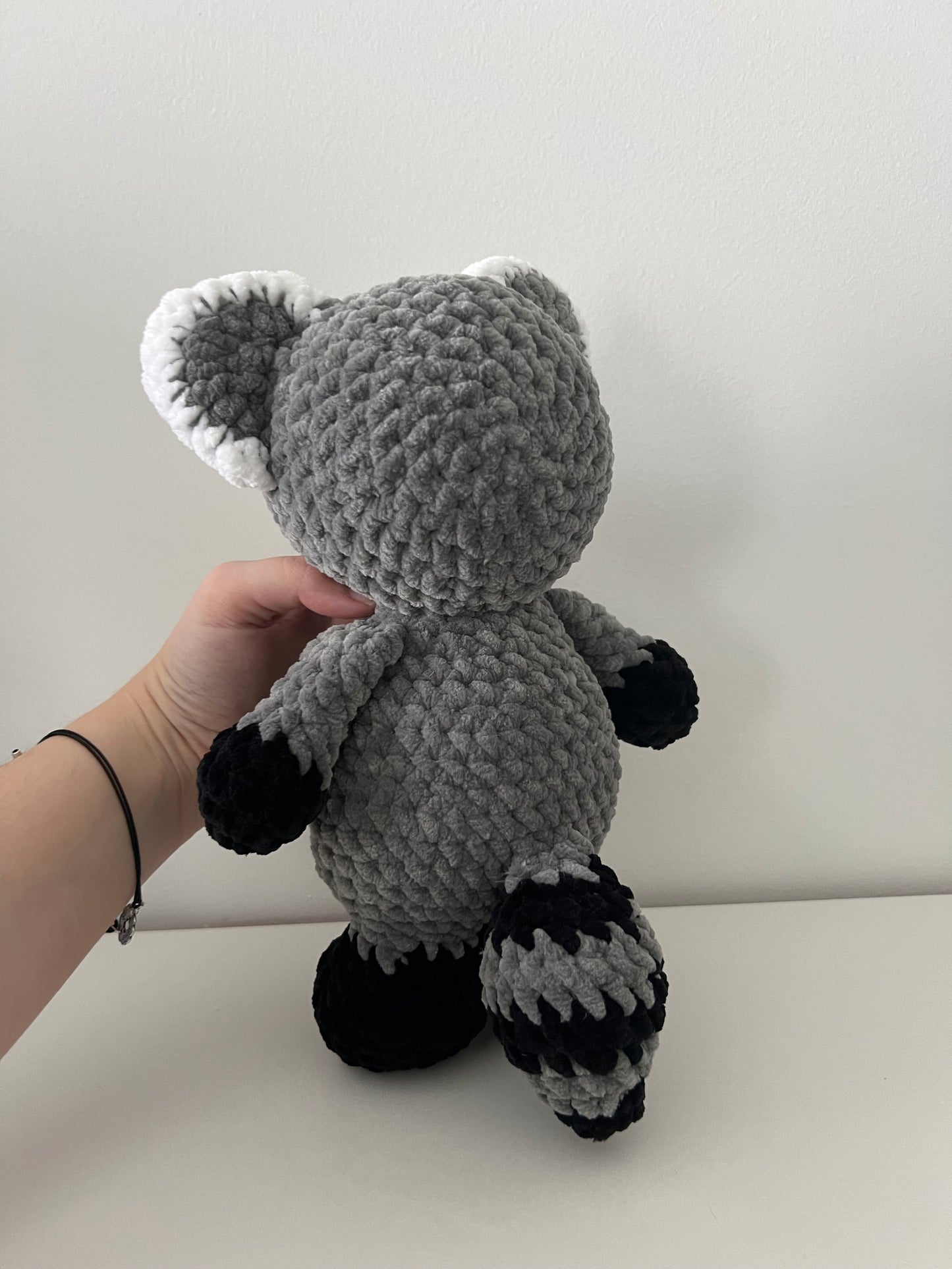 Raccoon Crochet Plushie