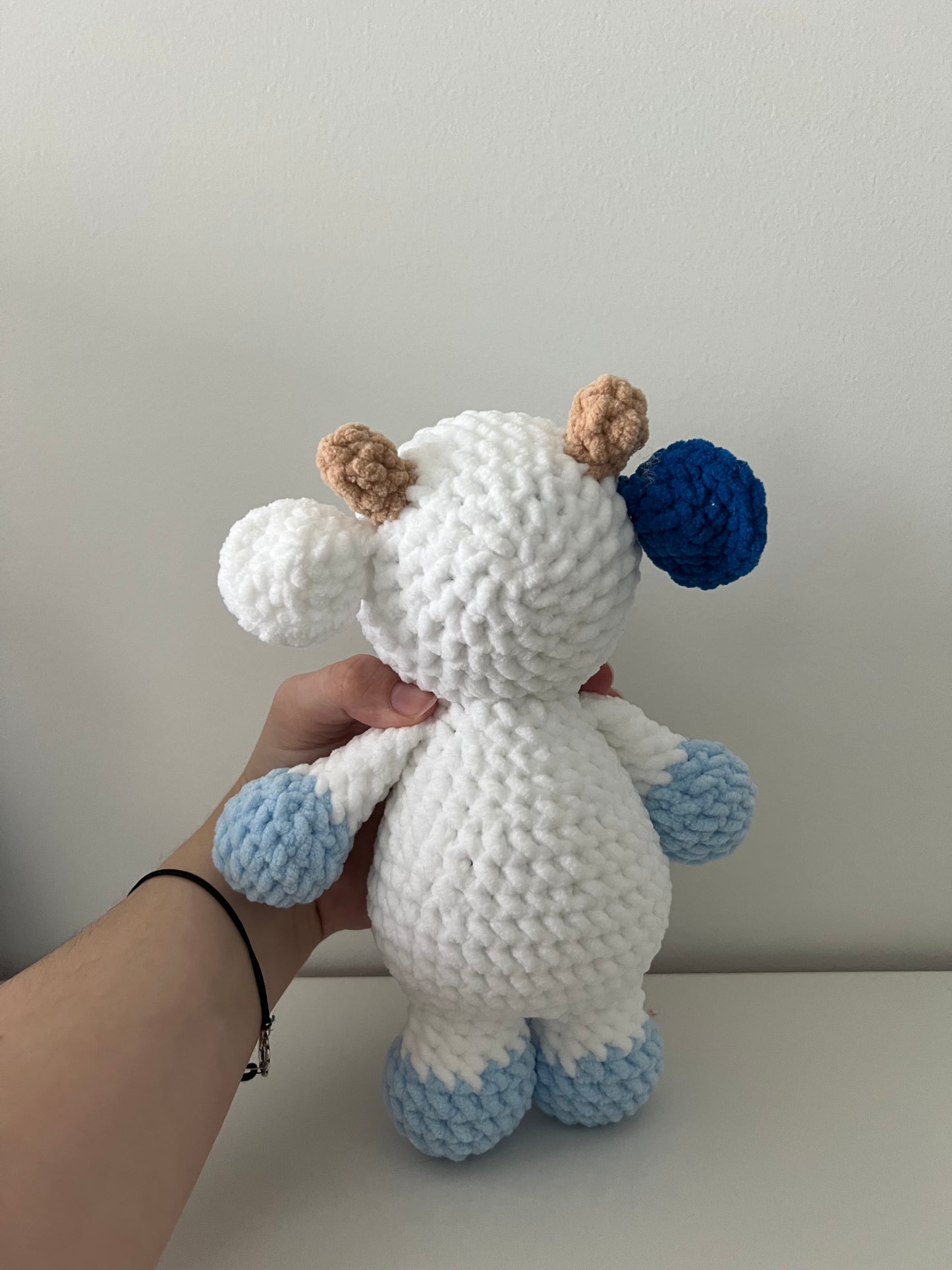 Blueberry Cow Crochet Plushie